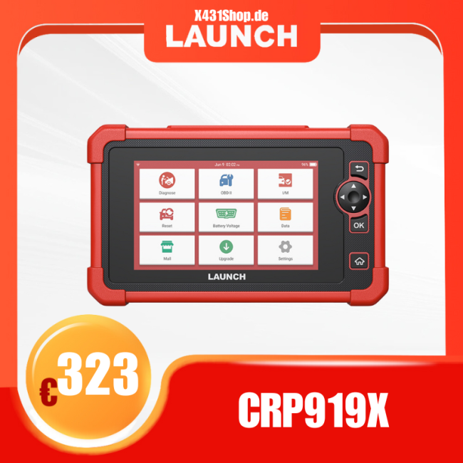 Launch CRP919X OBD2 Automotive Diagnostic Scanner Support CANFD, DOIP, ECU Coding, 31 Service
