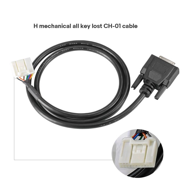 Launch CH-01 Cable For Toyota 8a Mechanical Keys All Lost Dismantle And Read The IMMO Box