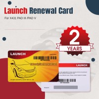 2 Years Update Service for Launch X431 PAD III /PAD V Passenger Vehicle