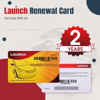 Two Years Software Update Service for Launch X431 PAD VII Passenger Vehicle